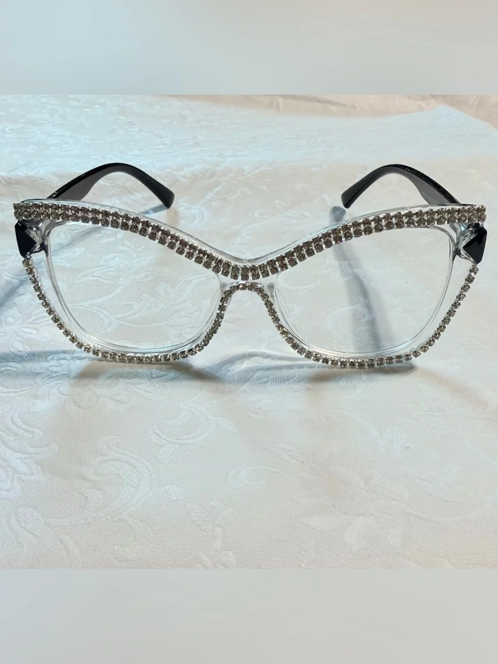 Lot of 3 Clear Non Prescription Fashion Glasses 👓